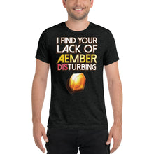 Load image into Gallery viewer, Lack of Aember Keyforge Tri-Blend T-Shirt