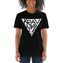 Load image into Gallery viewer, Krav Maga Triangle Unisex Triblend T-Shirt