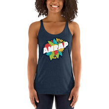 Load image into Gallery viewer, AMRAP Floral Racerback Tri-Blend Tank Top