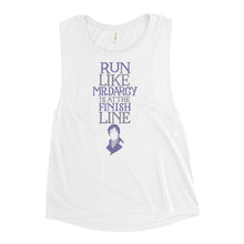 Load image into Gallery viewer, Run Like Mr. Darcy is at the Finish Women&#39;s Muscle Tank