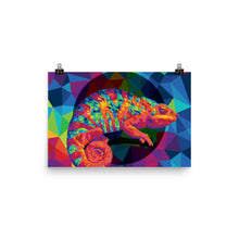 Load image into Gallery viewer, Geo Chameleon Poster