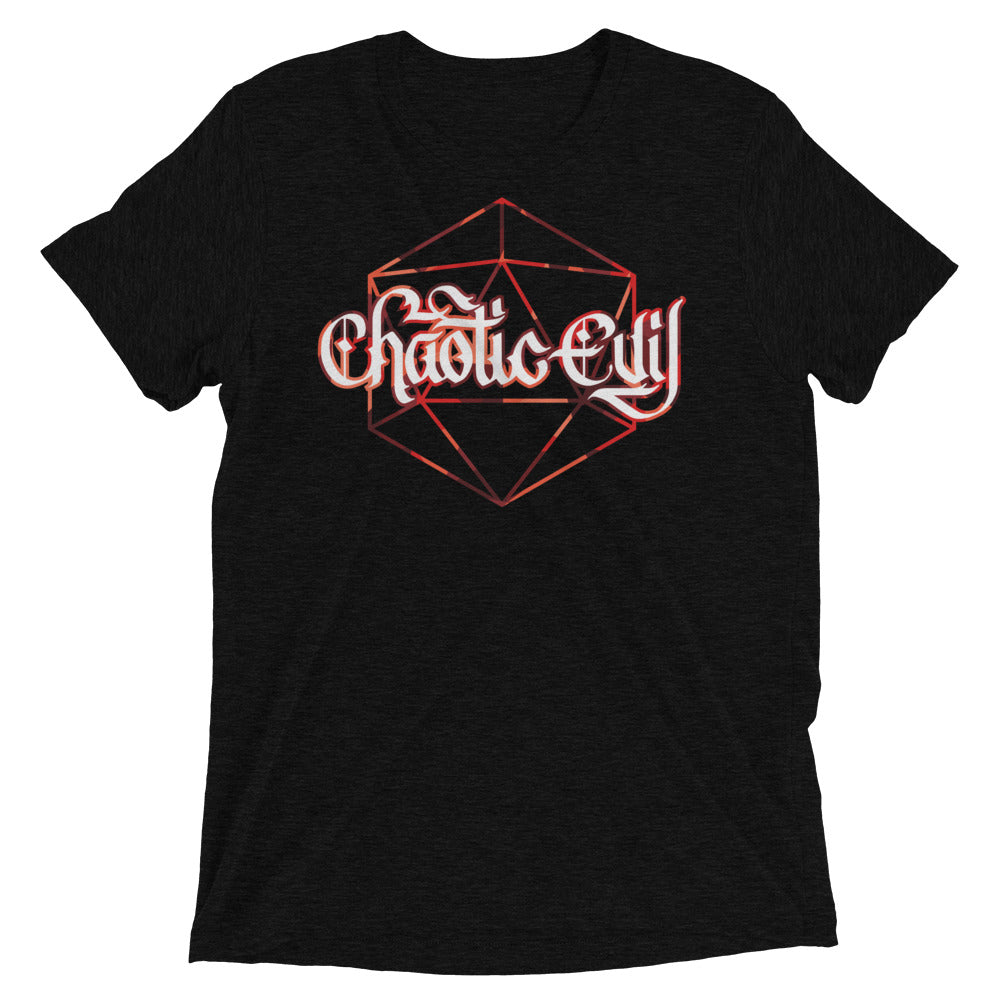 Chaotic Evil Dice Tri-Blend T-Shirt