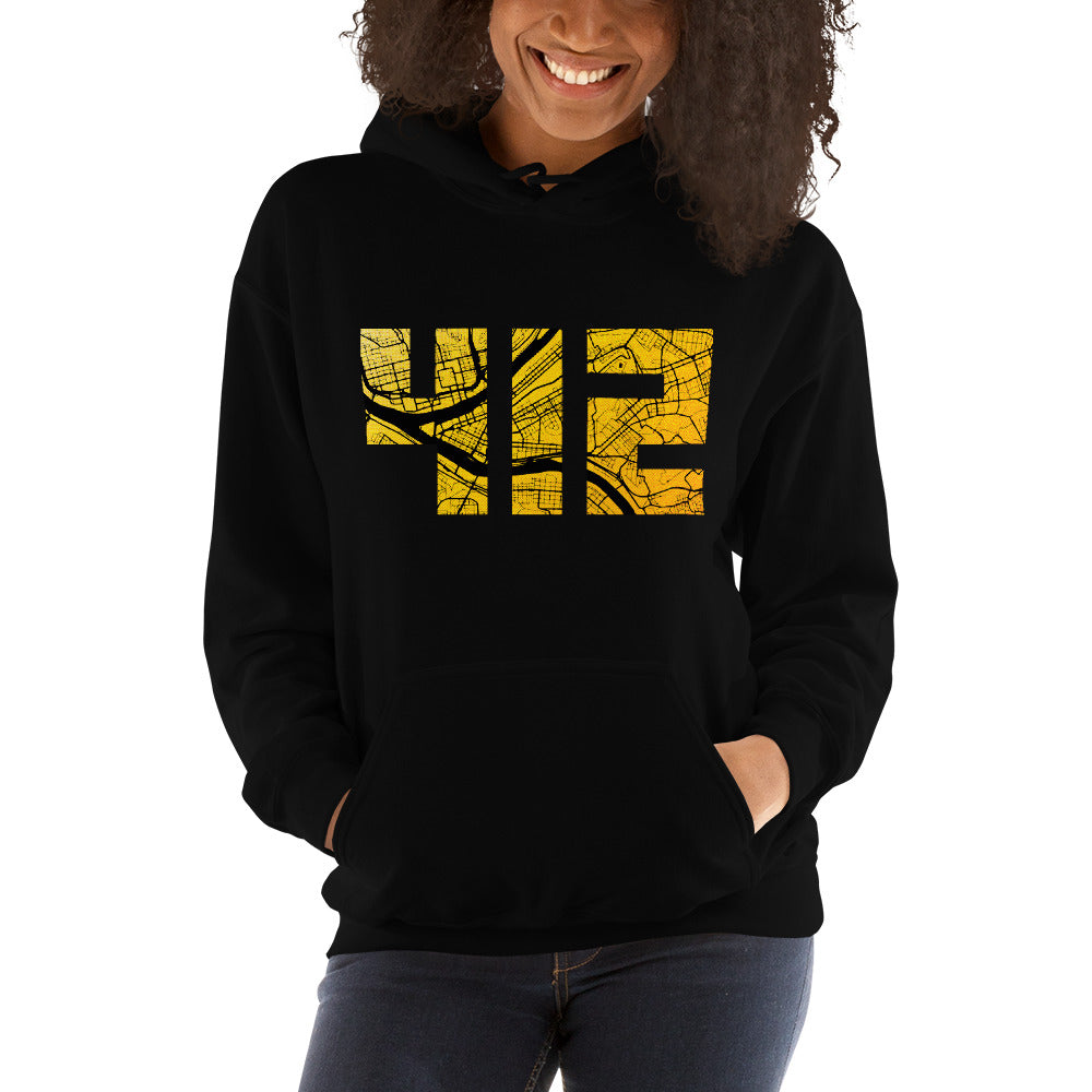 412 Map Unisex Hoodie