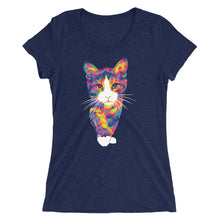 Load image into Gallery viewer, The Rainbow Cat Women&#39;s Tri-Blend T-Shirt