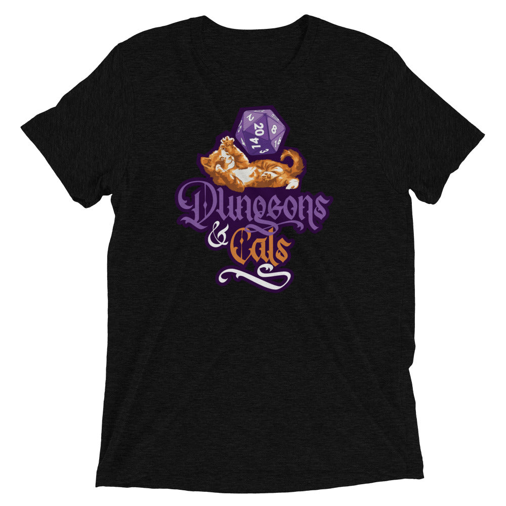 Dungeons and Cats Tri-Blend T-Shirt