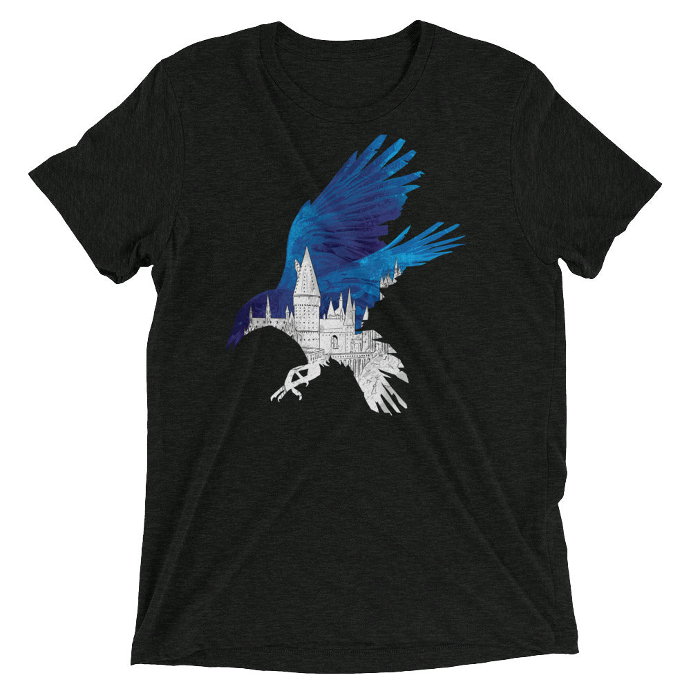 Ravenclaw House Castle Silhouette Unisex Triblend T-Shirt