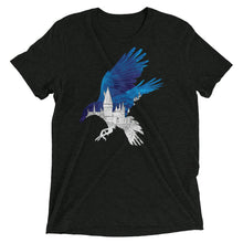 Load image into Gallery viewer, Ravenclaw House Castle Silhouette Unisex Triblend T-Shirt