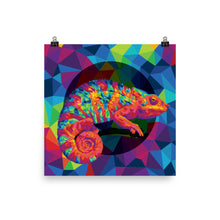 Load image into Gallery viewer, Geo Chameleon Poster