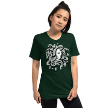 Load image into Gallery viewer, Medusa Greek Mythology Scales Unisex Tri-Blend T-Shirt