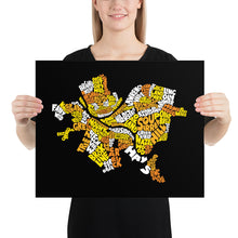 Load image into Gallery viewer, Pittsburgh Neighborhood Names Poster