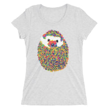 Load image into Gallery viewer, The Rainbow Hedgehog Women&#39;s Tri-Blend T-Shirt