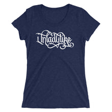 Load image into Gallery viewer, Unladylike Calligraphy Women&#39;s Tri-Blend T-Shirt