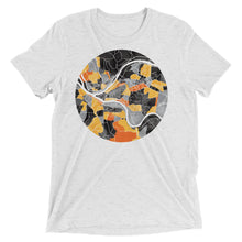 Load image into Gallery viewer, Pittsburgh Neighborhood Map Tri-Blend T-Shirt