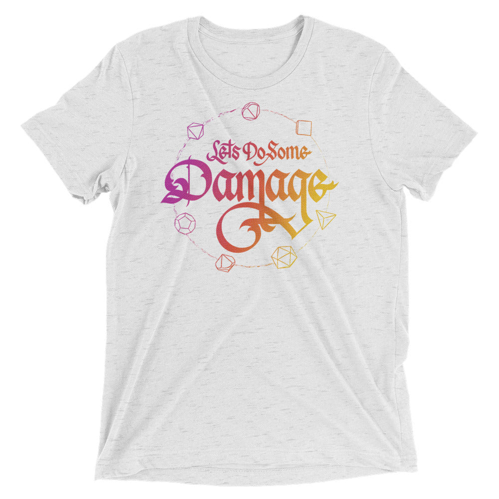 Let's Do Some Damage Tri-Blend T-Shirt