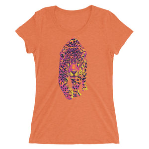 The Hot Jaguar Jungle Cat Women's Tri-Blend T-Shirt
