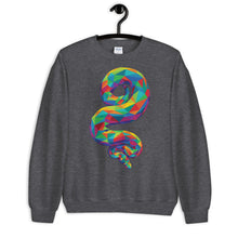 Load image into Gallery viewer, Rainbow Geo Snake Unisex Sweatshirt