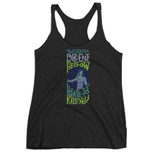 Load image into Gallery viewer, You Seem A Decent Fellow Tri-Blend Racerback Tank