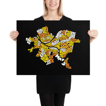Load image into Gallery viewer, Pittsburgh Neighborhood Names Poster