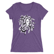 Load image into Gallery viewer, Medusa Greek Mythology Scales Women&#39;s Tri-Blend T-Shirt
