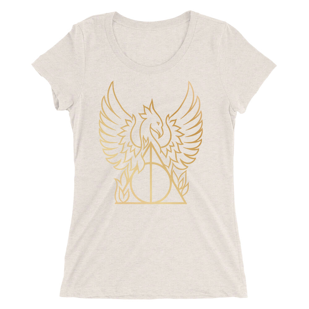 Golden Phoenix Hallows Women's Tri-Blend T-Shirt