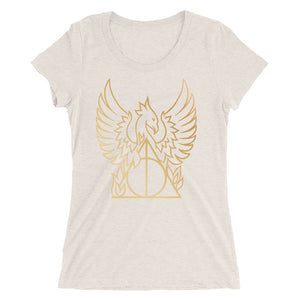 Golden Phoenix Hallows Women's Tri-Blend T-Shirt