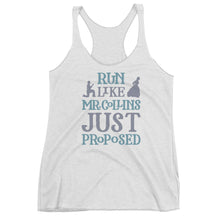 Load image into Gallery viewer, Run Like Mr. Collins Just Proposed Tri-Blend Tank Top