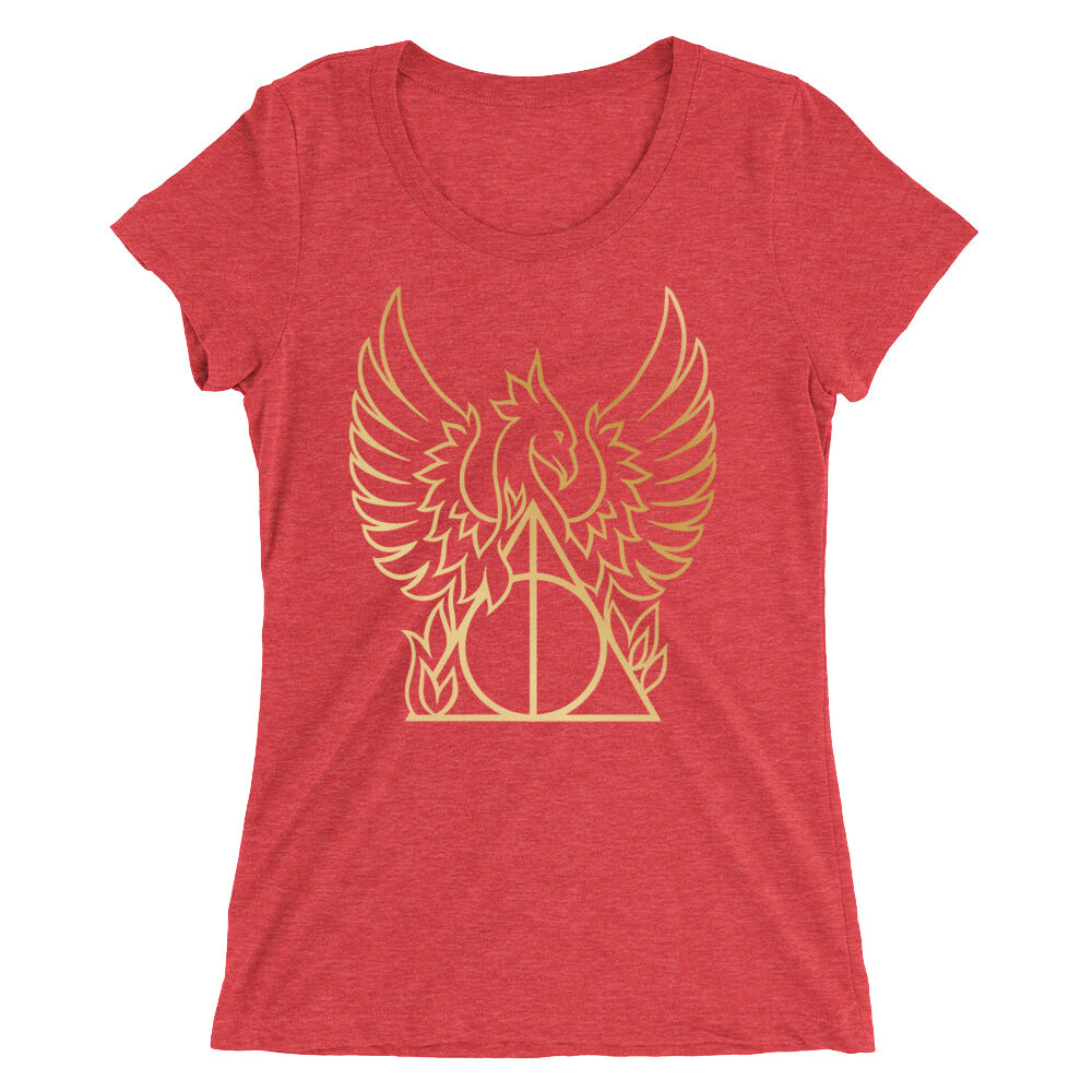 Golden Phoenix Hallows Women's Tri-Blend T-Shirt