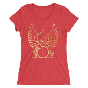 Golden Phoenix Hallows Women's Tri-Blend T-Shirt