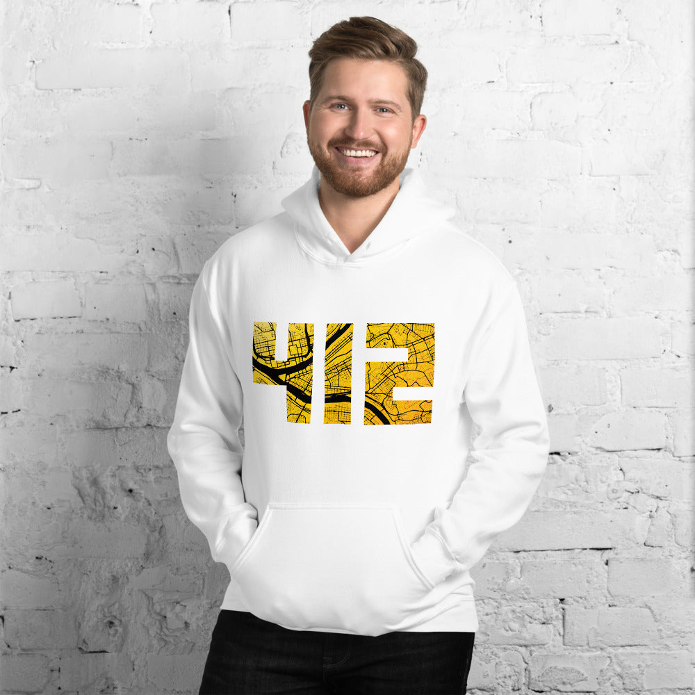 412 Map Unisex Hoodie