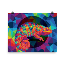 Load image into Gallery viewer, Geo Chameleon Poster