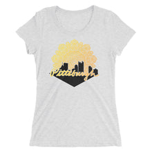 Load image into Gallery viewer, Pittsburgh Mandala Skyline Women&#39;s Tri-Blend T-Shirt
