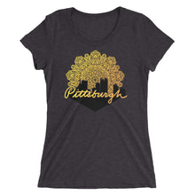 Load image into Gallery viewer, Pittsburgh Mandala Skyline Women&#39;s Tri-Blend T-Shirt