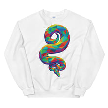 Load image into Gallery viewer, Rainbow Geo Snake Unisex Sweatshirt