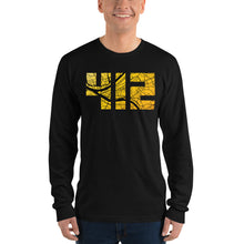 Load image into Gallery viewer, 412 Pittsburgh Map Long Sleeve T-Shirt