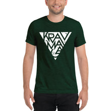 Load image into Gallery viewer, Krav Maga Triangle Unisex Triblend T-Shirt