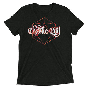 Chaotic Evil Dice Tri-Blend T-Shirt