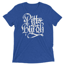 Load image into Gallery viewer, Pittsburgh Rough Calligraphy Tri-Blend T-Shirt