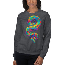 Load image into Gallery viewer, Rainbow Geo Snake Unisex Sweatshirt