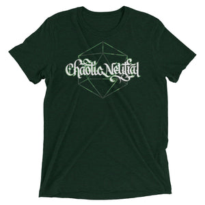 Chaotic Neutral Dice Tri-Blend T-Shirt