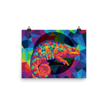 Load image into Gallery viewer, Geo Chameleon Poster