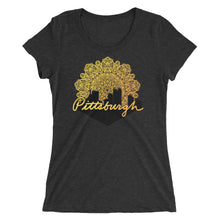 Load image into Gallery viewer, Pittsburgh Mandala Skyline Women&#39;s Tri-Blend T-Shirt