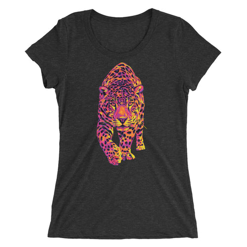 The Hot Jaguar Jungle Cat Women's Tri-Blend T-Shirt