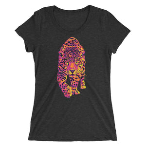 The Hot Jaguar Jungle Cat Women's Tri-Blend T-Shirt
