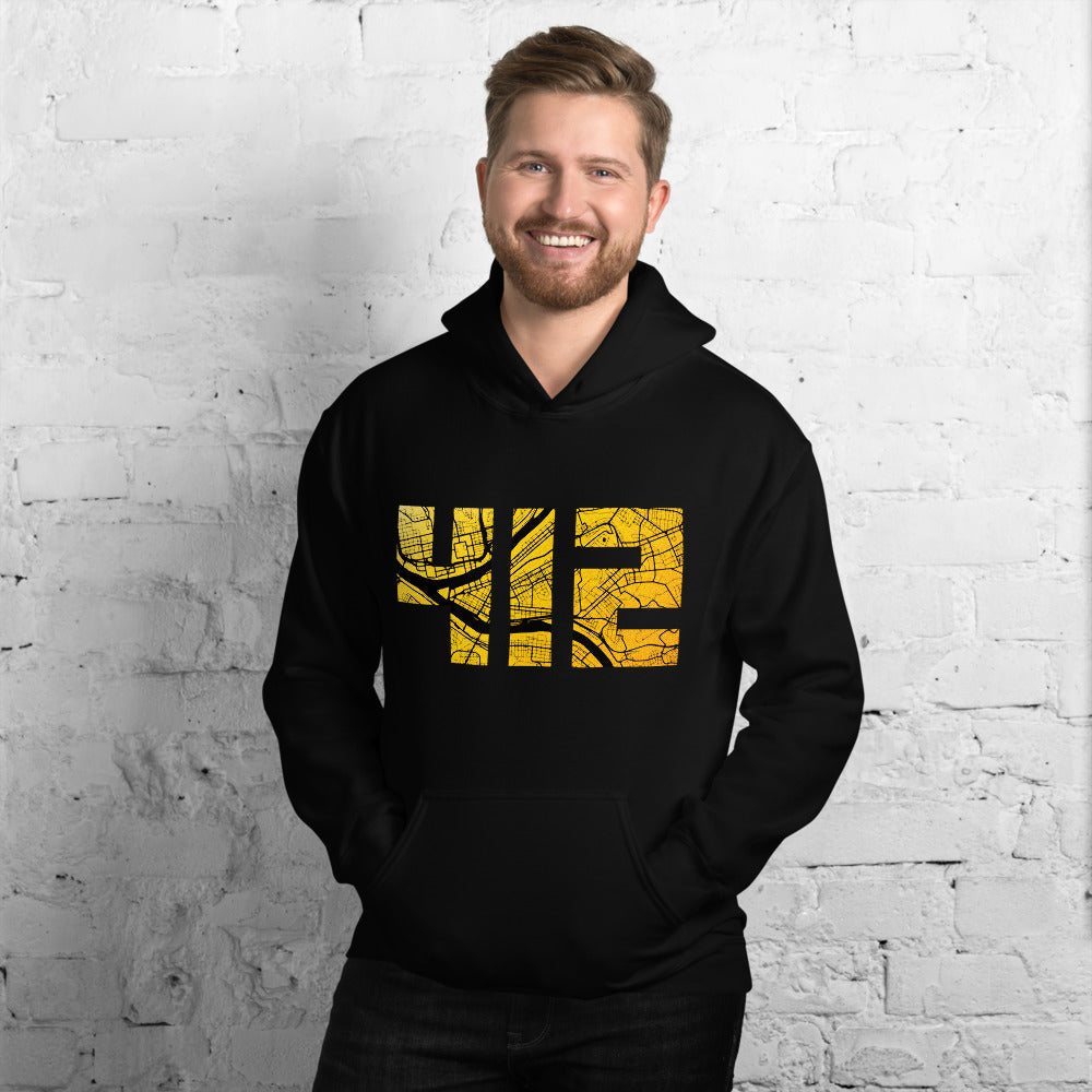 412 Map Unisex Hoodie