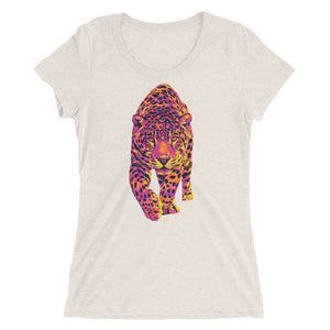 The Hot Jaguar Jungle Cat Women's Tri-Blend T-Shirt
