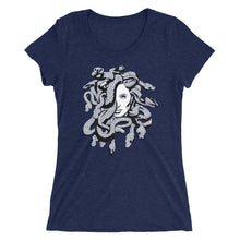 Load image into Gallery viewer, Medusa Greek Mythology Scales Women&#39;s Tri-Blend T-Shirt