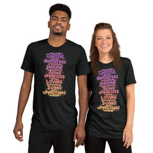Load image into Gallery viewer, Malcolm X Oppressors Quote Tri-Blend T-Shirt