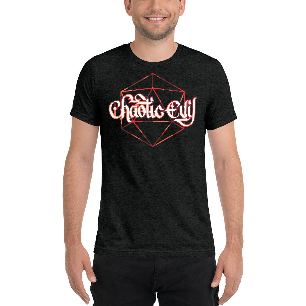 Chaotic Evil Dice Tri-Blend T-Shirt