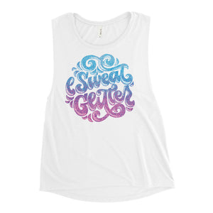 I Sweat Glitter Women's Muscle Tank