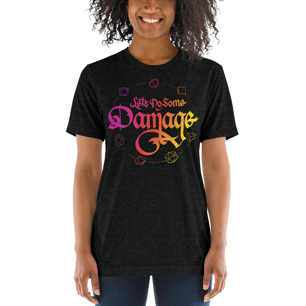 Let's Do Some Damage Tri-Blend T-Shirt